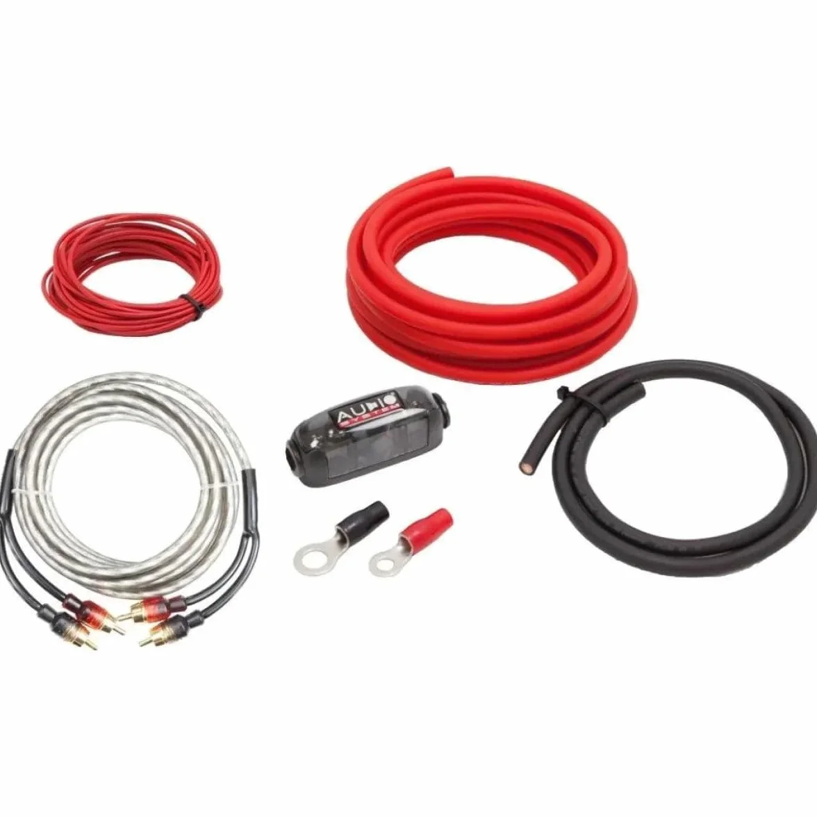 Sistema Audio Z-PCSC20 kit cavi mm² 20 con cavo di alimentazione in rame OFC 99,9% Verstärkeranschlußset Z-PCSC 2