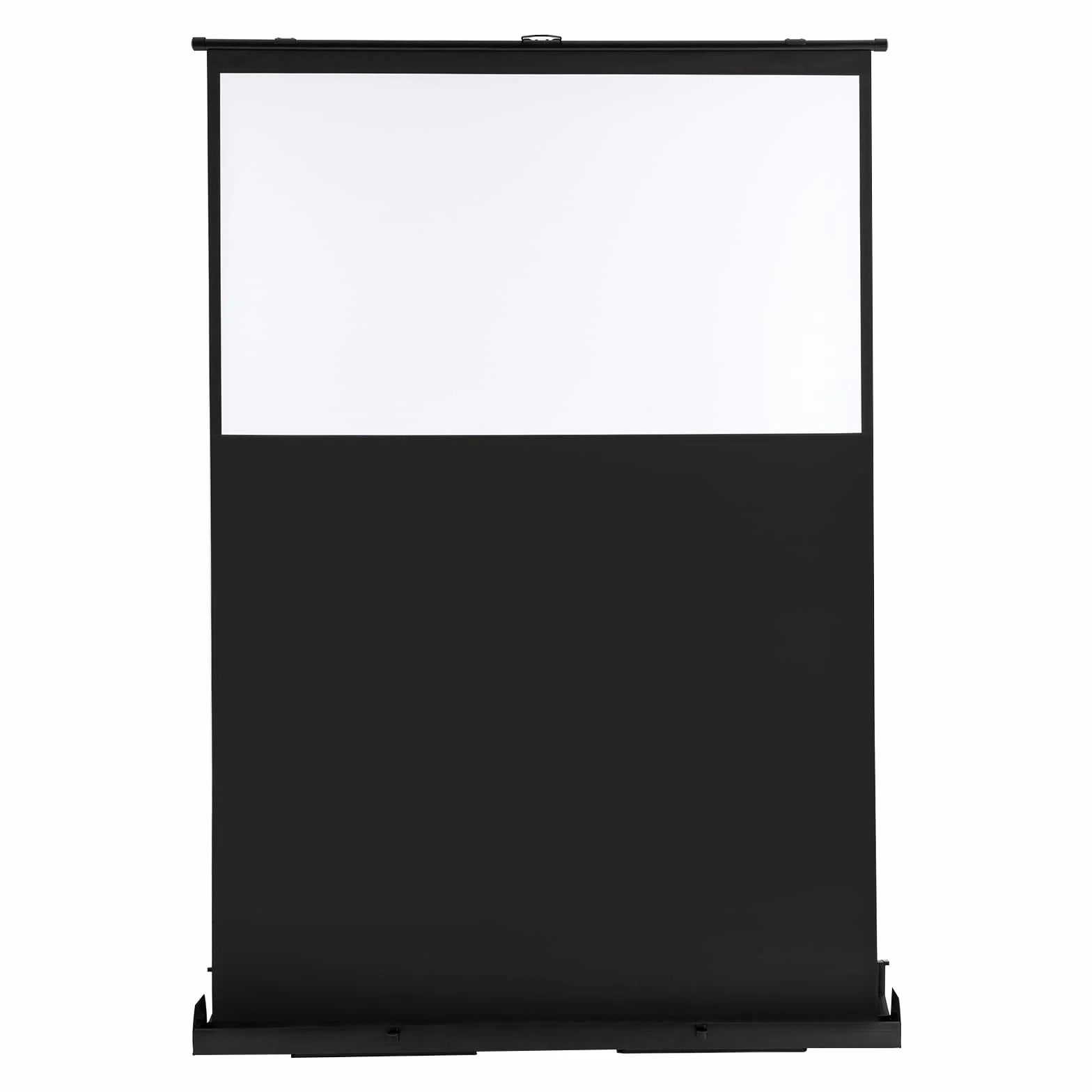 Schermo di proiezione portatile da 60" 133 x 75 cm Full HD 3D portatile per proiettore da pavimento pieghevole - Schermo bianco opaco 16:9 (133x75 cm) con maniglia