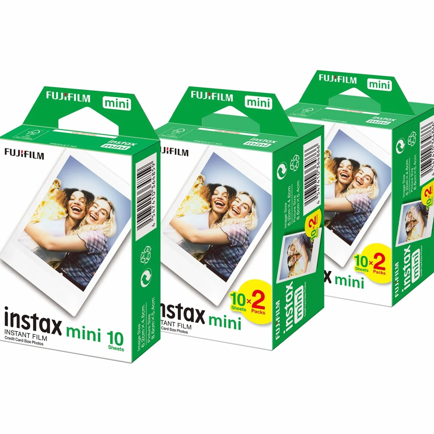 instax Confezione da 50 pellicole Fujifilm Mini 7-8-9-11-25-70-90