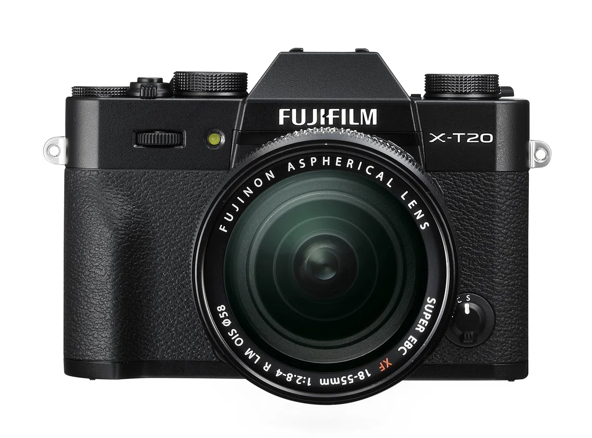 Fujifilm X-T20 Fotocamera Digitale 24MP con Obiettivo XF18-55mm F2.8-4 R LM OIS, Sensore CMOS X-Trans III APS-C, Schermo LCD Touchscreen 3" Orientabile, Filmati 4K, Nero