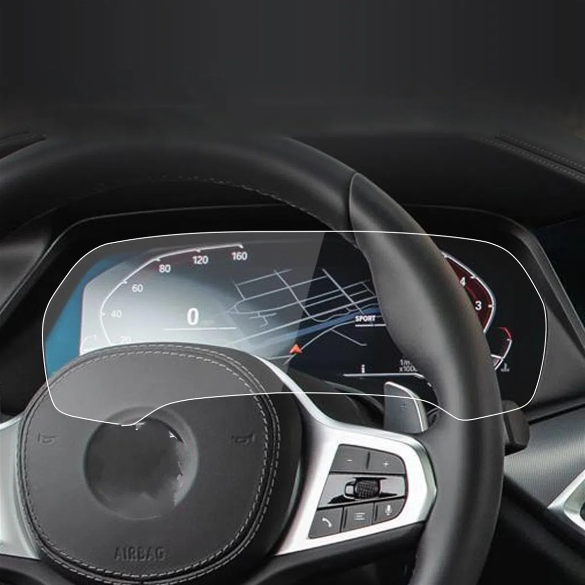 Auto Proteggi Schermo Compatibile con BMW X6 2023 Protezione Schermo Console Cruscotto Pellicola Protettiva in Vetro Temperato Protezione Navigatore Adesivi Accessori(12.3 HD) | Schermo Protezione Consolle Cruscotto Vetro temperato Protettivo Pellicola Na
