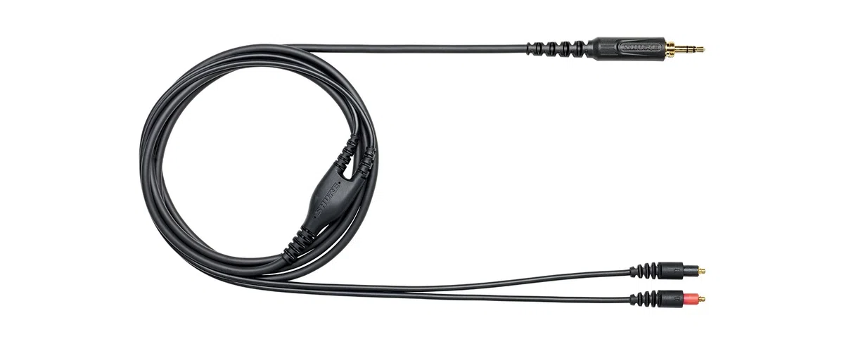 Shure Hpasca3 Cavo Dritto Di Ricambio Sdoppiato, Staccabile Per La Cuffia Srh1540