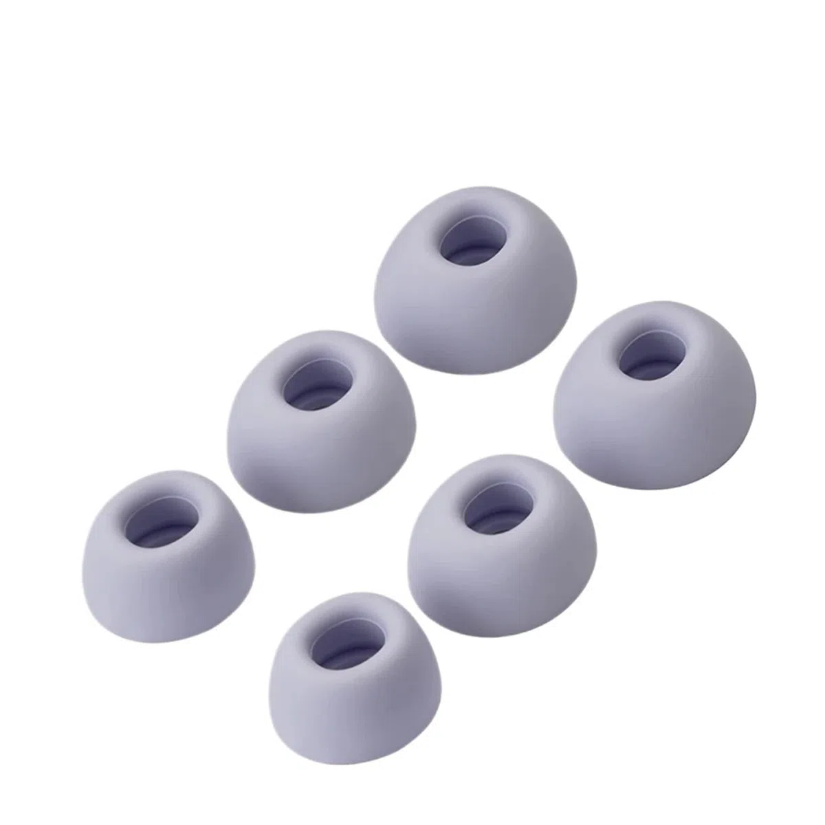15 paia di gommini per auricolari, in silicone, senza fili, per cuffie (viola, L, 15 paia)