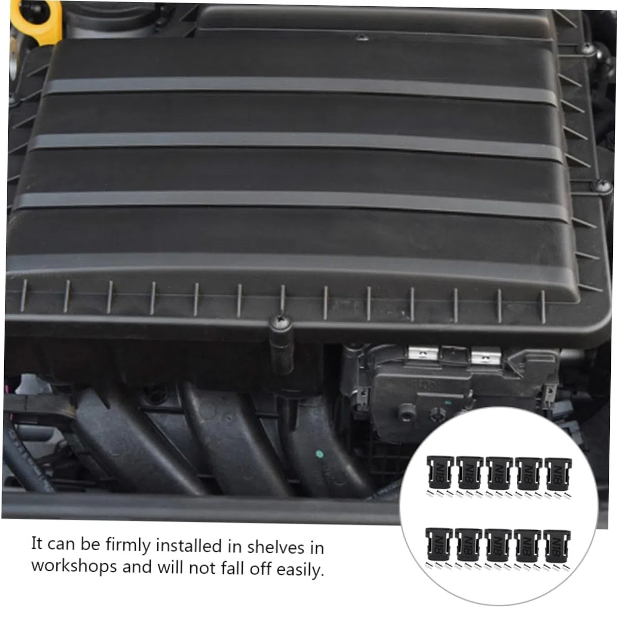DOITOOL Supporto Per Batteria Da 10 Pezzi Per Batterie Da 18 V Materiale Robusto Facile Da Installare Regolazione Dellangolazione