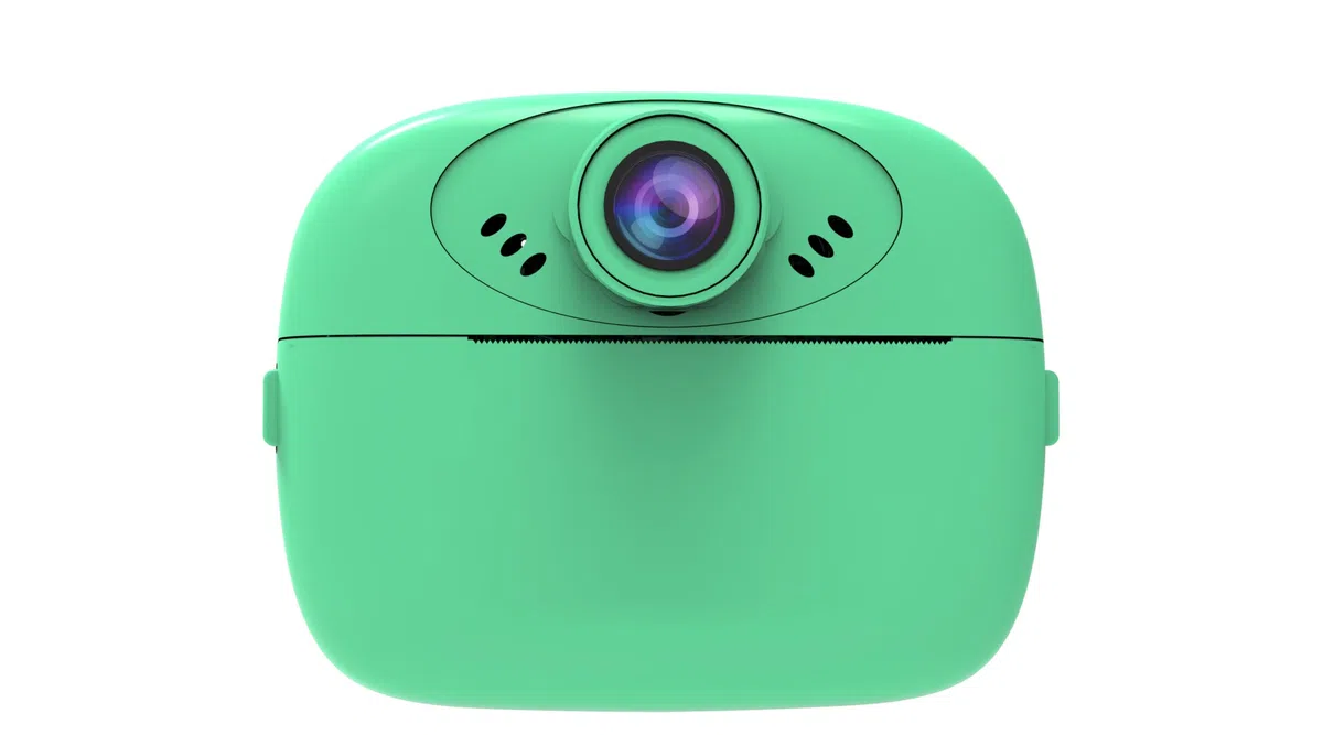 Fotocamera a stampa istantanea per bambini, stampante fotografica termica in bianco e nero, fotocamera digitale portatile per selfie da viaggio per bambini dai 3 ai 12 anni, regalo perfetto per Natale