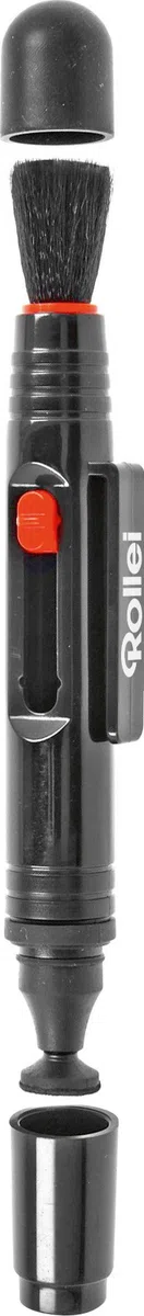 Rollei Compact Traveler No. 1 Carbonio Treppiede da Viaggio Ultraleggero & Camera Cleaning Kit Travel Kit di pulizia da viaggio per fotocamere, per la pulizia di obiettivi