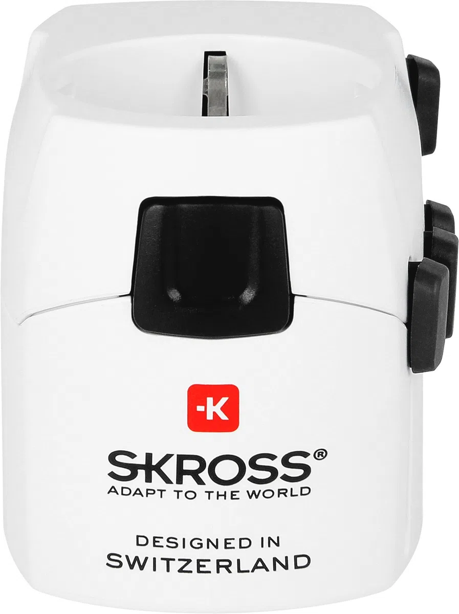 Skross PRO - World Universale Universale Bianco adattatore per presa di corrente