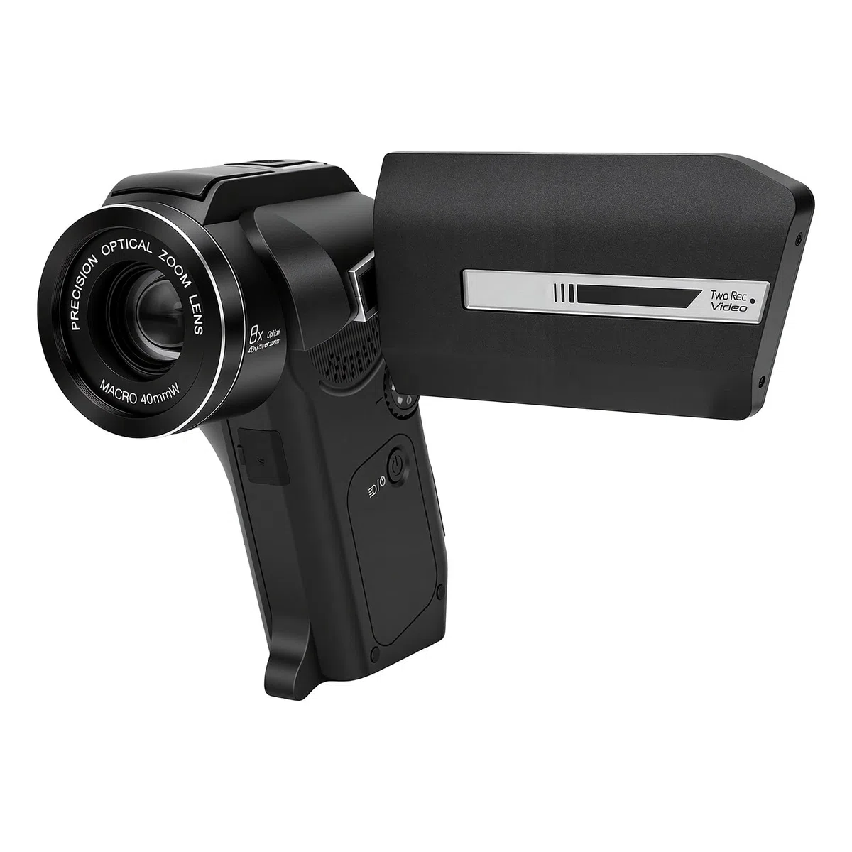 Tangxi Videocamera 8K, Videoregistratore HD da 75 MP Videocamere per WiFi con Schermo Ruotabile a Doppia Lente, Zoom Digitale 8X e Ottico 5X, per la Fotografia