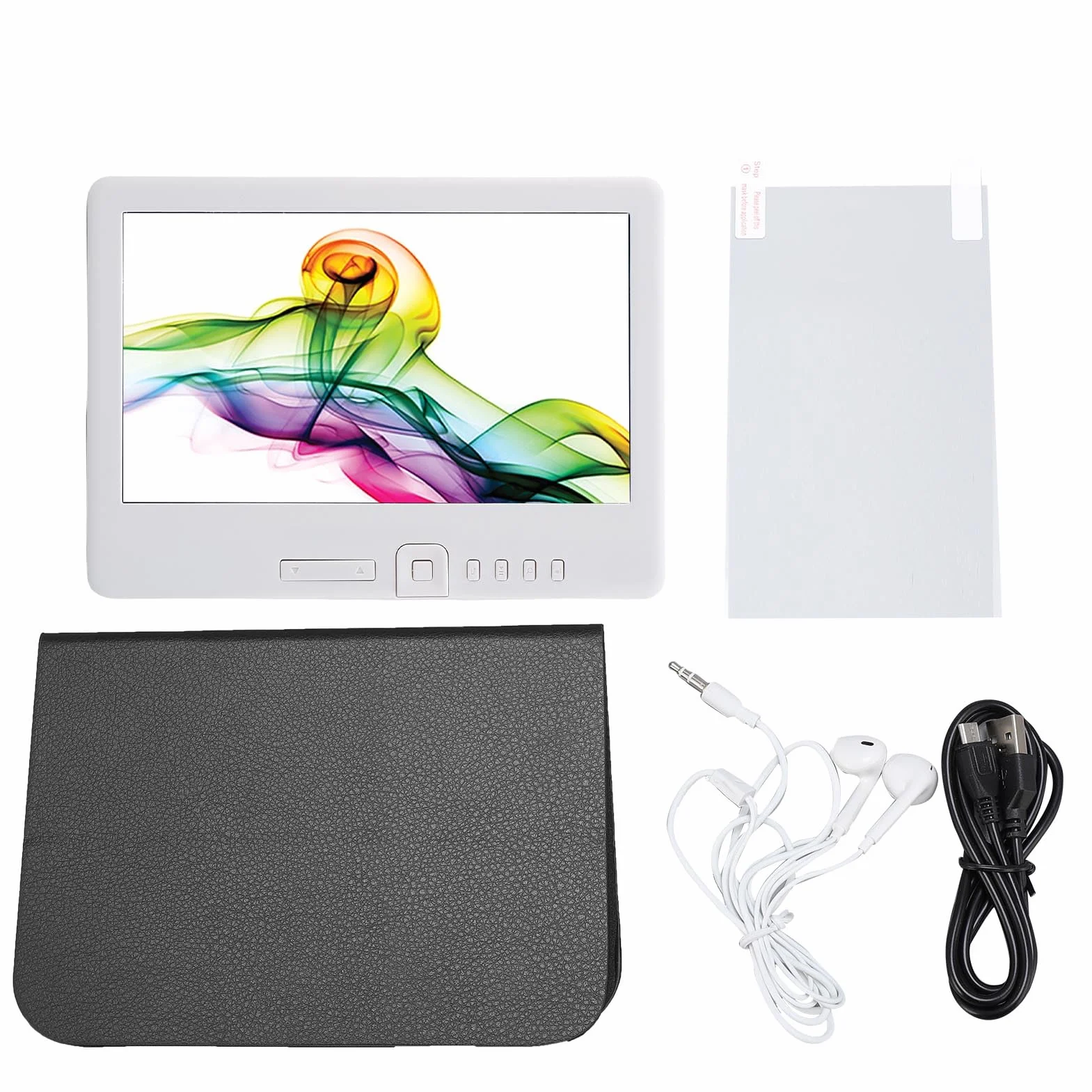 Lettore di Libri Elettronici Lettore LCD TFT Portatile da 7 Pollici Comoda Esperienza di Lettura con Cover e Auricolari, Dimensioni dello Schermo 800x480 per Tutte le età (8G)