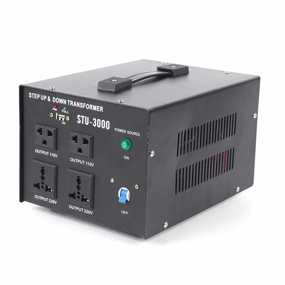Trasformatore di tensione da 2400 W, Trasformatore multifunzione, Conversione da 110 V a 220 V, Trasformatore di tensione per tutti i dispositivi elettronici ed elettrici