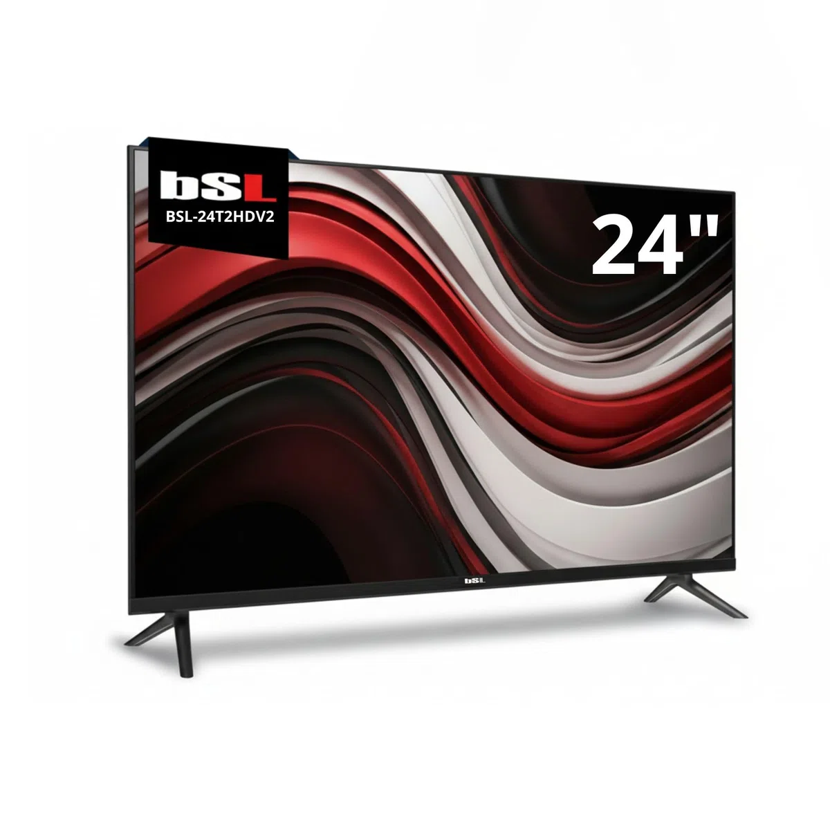 TV 24" BSL-24T2HDV2 TV LED HD 1366x768 | 60Hz | USB | DVBT2 HD H.265 | DVB-S2 | HDMI