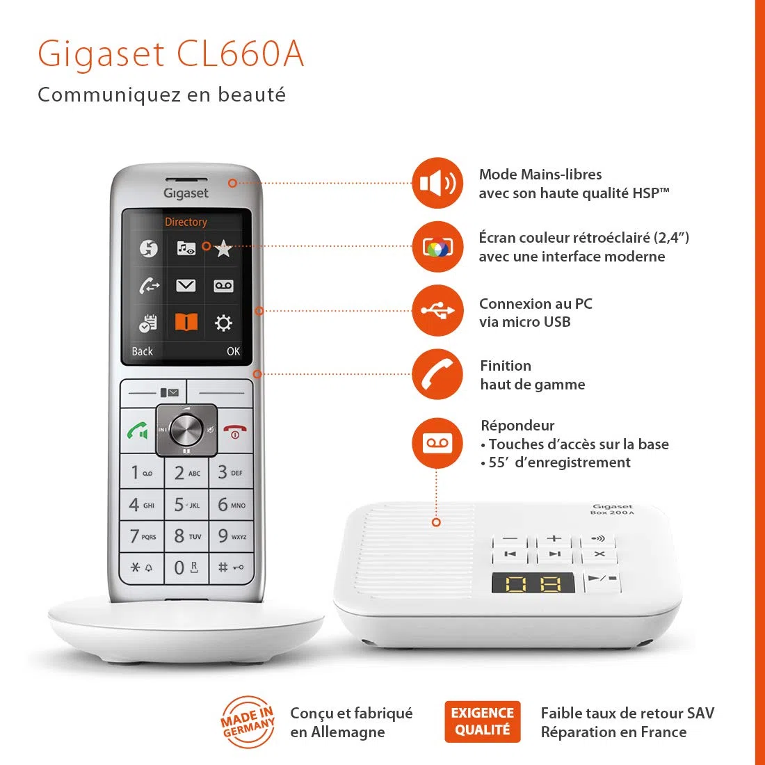 GIGASET CL660A Trio [Versione francese]
