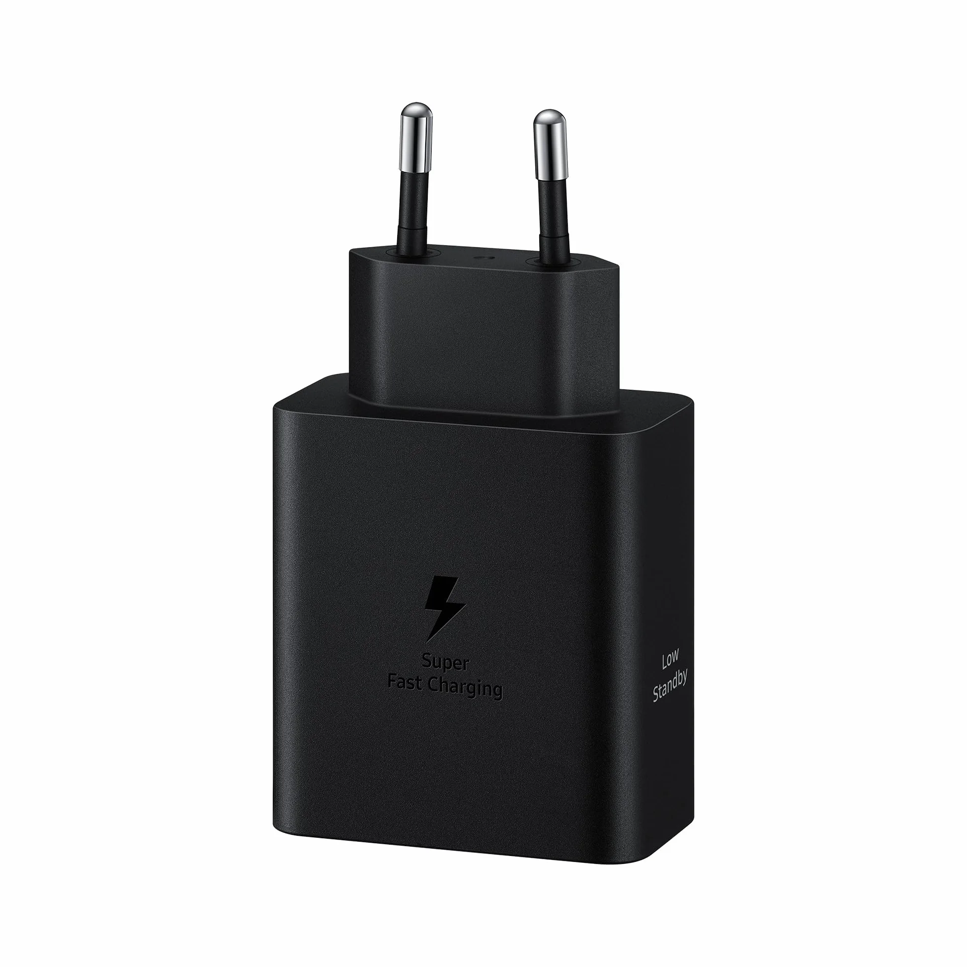 Samsung EP-T5020 Caricabatterie originale 50W Super Fast Charging, 2 porte USB Type-C, (con cavo), Nero