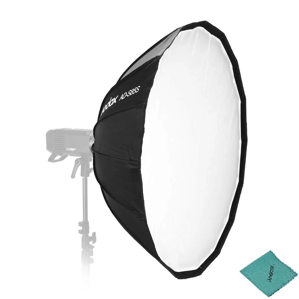 Godox AD-S85S Softbox portatile a caricamento rapido Godox baionetta argento diametro interno 85 cm