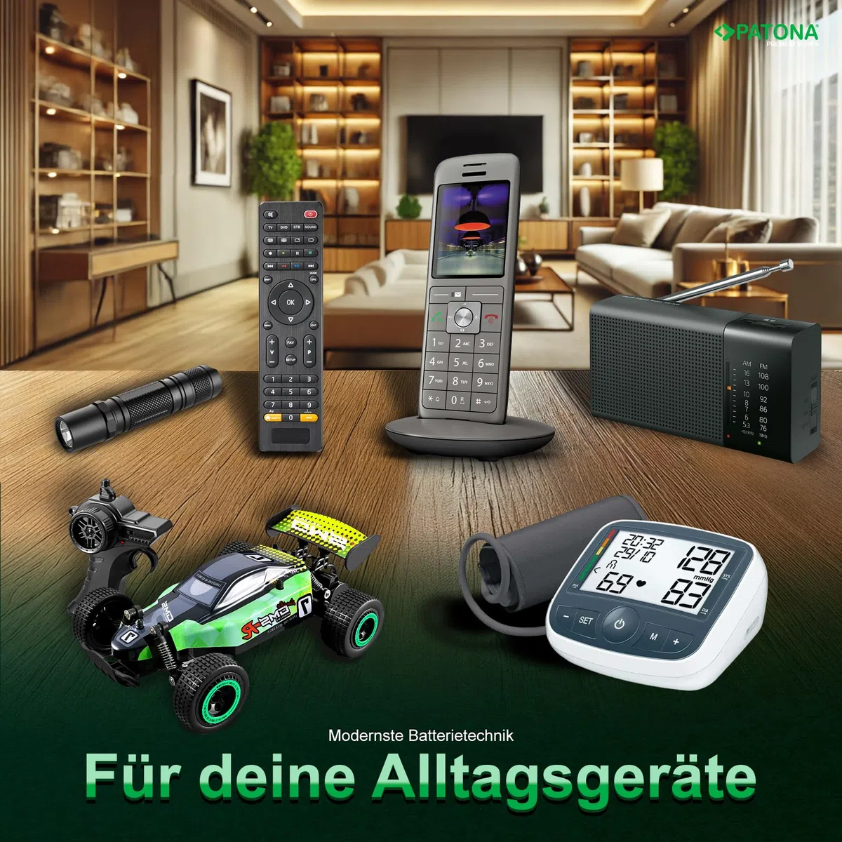 PATONA 240 batterie AA di alta qualità (24 x 10), batterie alcaline Mignon LR06 | 1,5 Volt 3000 mAh | durata extra lunga – nessuna perdita – su misura – conservare 10 anni, scarica a scarica | alta