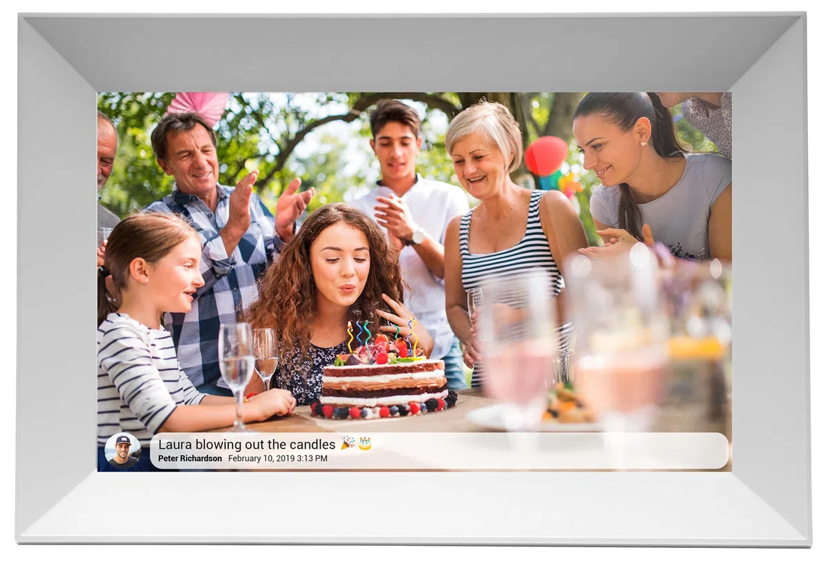 DENVER PFF-1063WHITE MARCO FOTOGRÁFICO DIGITAL BLANCO 25,6 CM (10.1") PANTALLA TÁCTIL WIFI