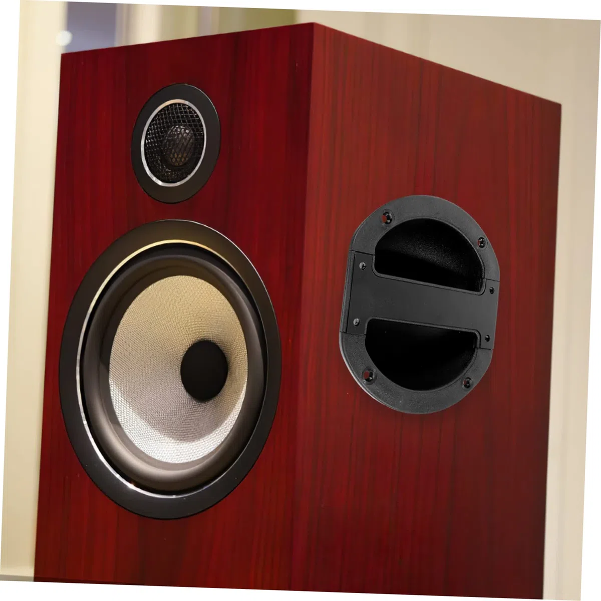 Hemobllo 2pezzi Recessed Per Altoparlanti Accessorio e Resistentper Casse Audio Professionali Per Palchi