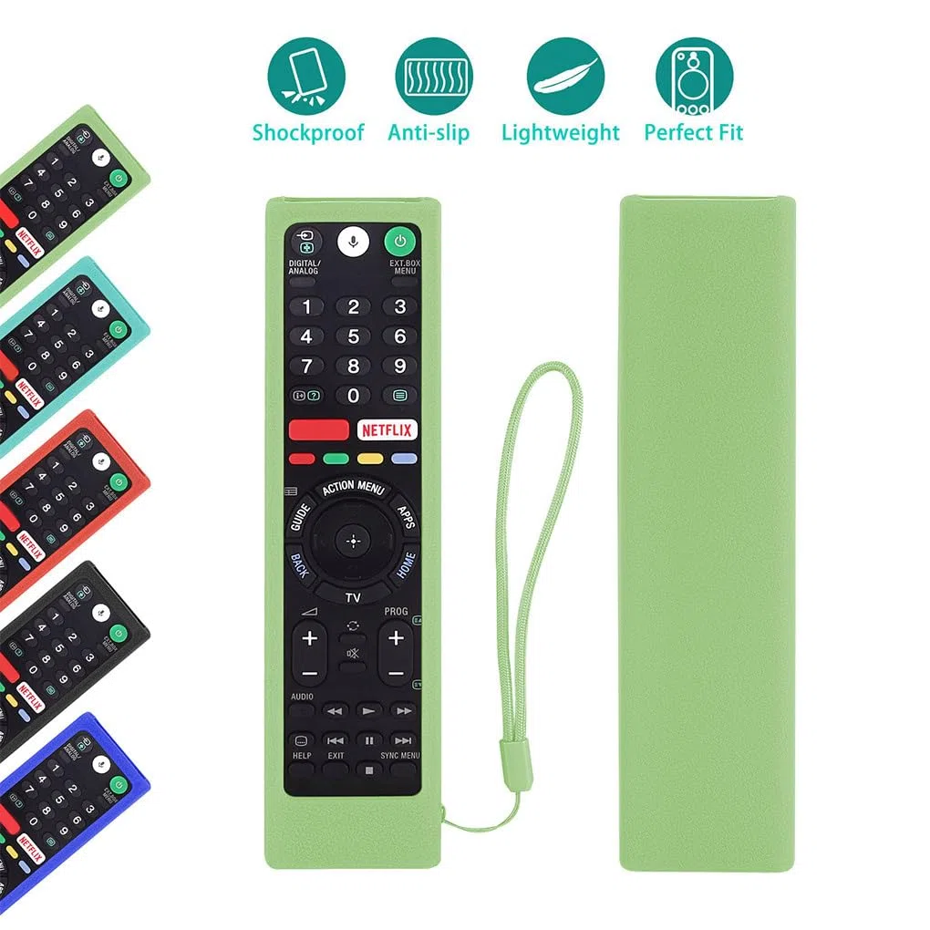 Set di 10 cover protettive in silicone per telecomando RMT-TX100, TX102, TX300E, antiurto, di ricambio, colore nero