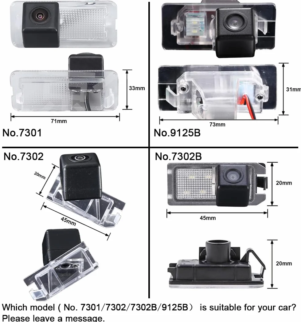 Auto Targa Posteriore Illuminata con Telecamera di Retromarcia Visione Notturna Sistema di Parcheggio Impermeabile per FIAT 500 twinair Abarth 500C 595C 695C 312C Linea 500X Telecamera CCD