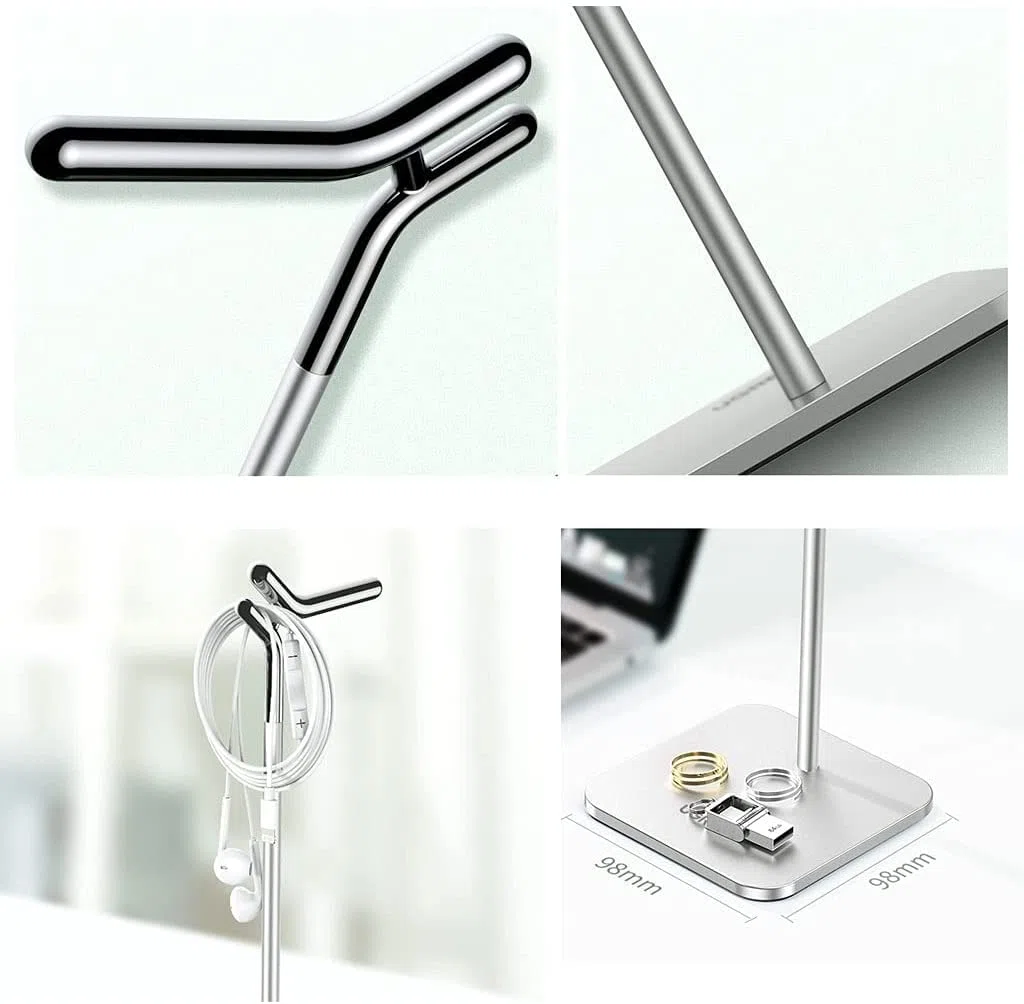porta-cuffie, Supporto verticale in metallo for auricolari da tavolo