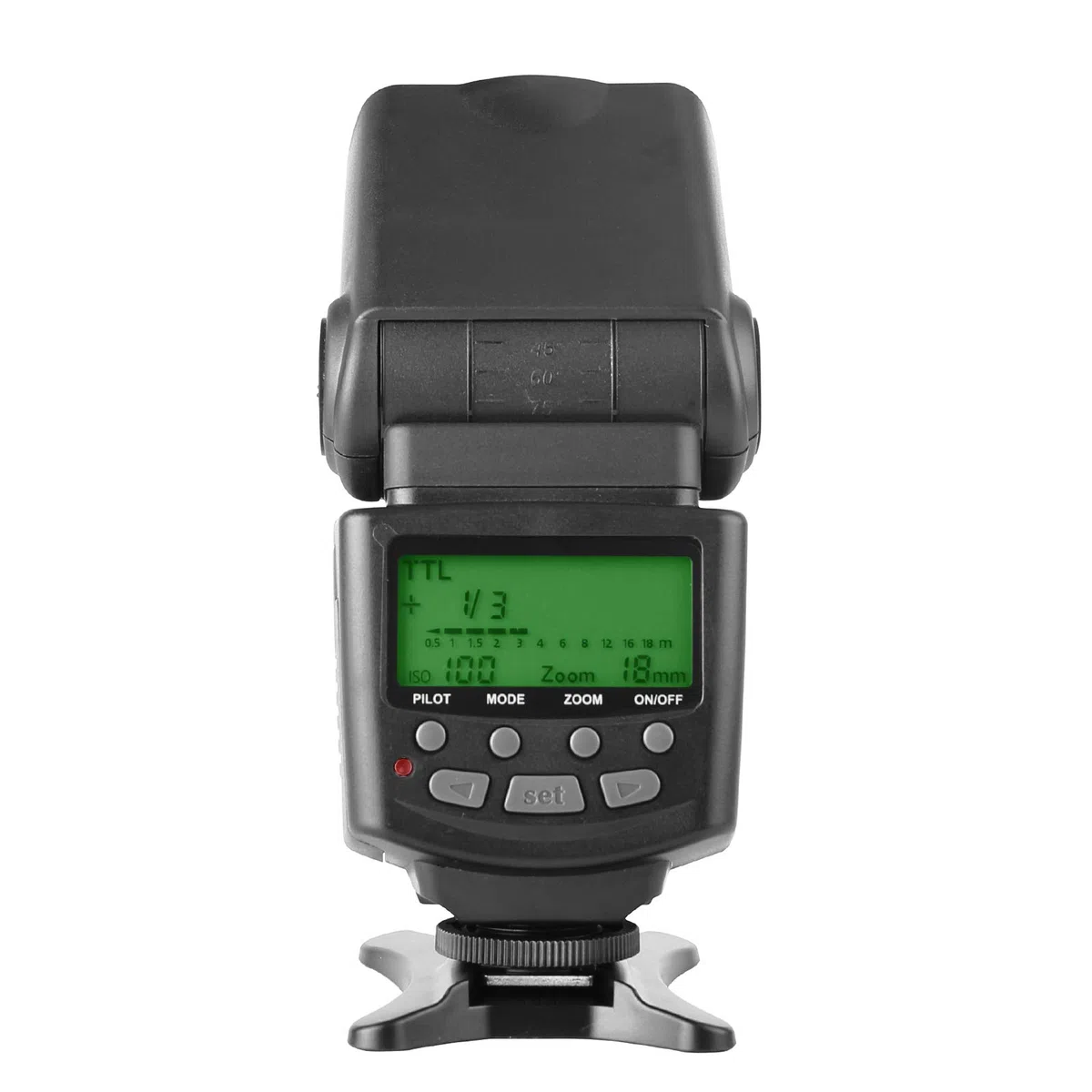 Meike MK430 TTL LCD Flash Speedlite compatibile con fotocamera Canon DSLR Camera EOS 70D 77D 80D Rebel T7i T6i T6s T6 T5i T5 T4i T3i SL2 and with Standard Hot Shoe Stand