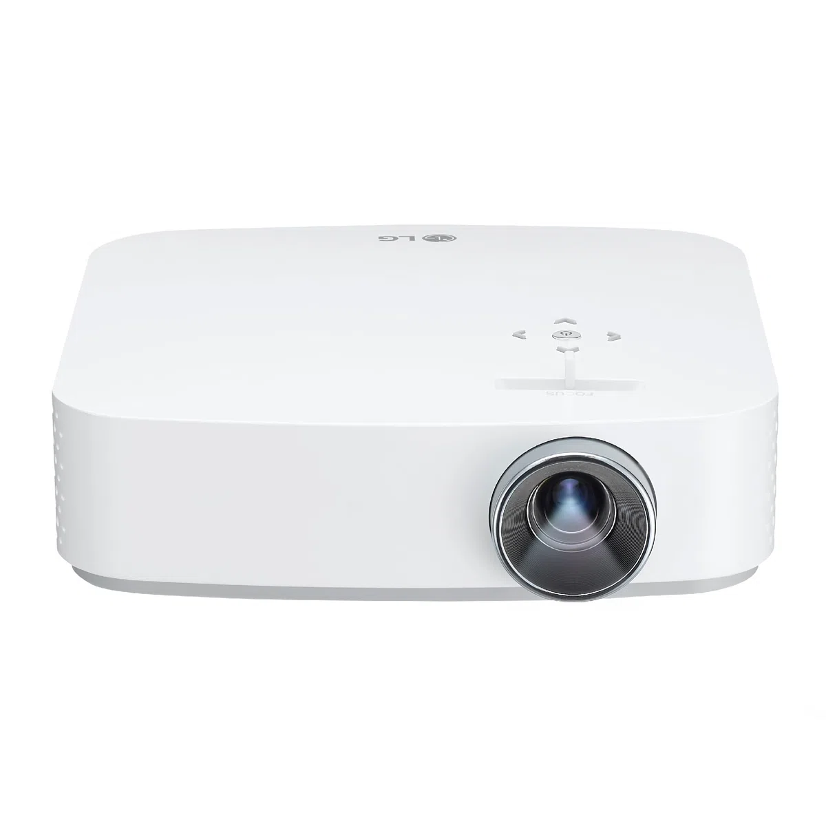 LG PF50KS Mini Proiettore Portatile per Ufficio e Tempo Libero, Risoluzione Full HD 1920x1080, Speaker Integrati, USB, USB-C, HDMI, Wireless, Batteria Integrata 2.5 Ore, 600 ANSI Lumens