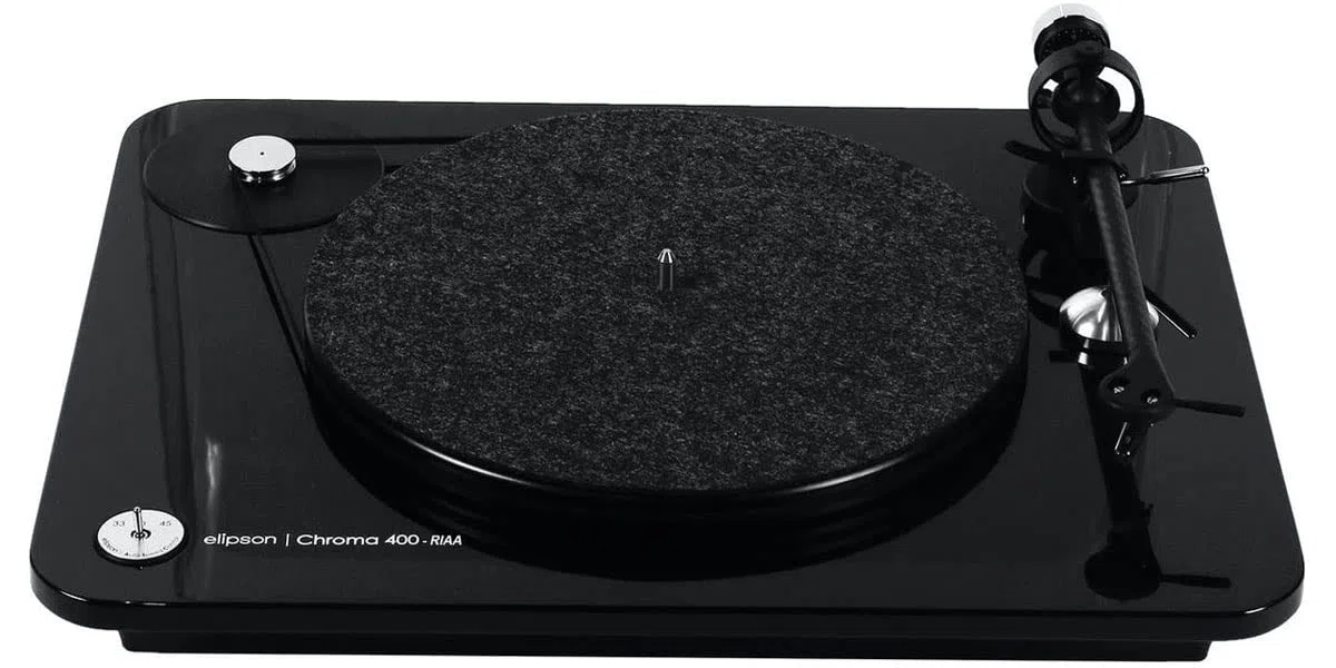 Giradischi con trazione a cinghia 33/45 rpm - Elipson Chroma 400 (Bianco)