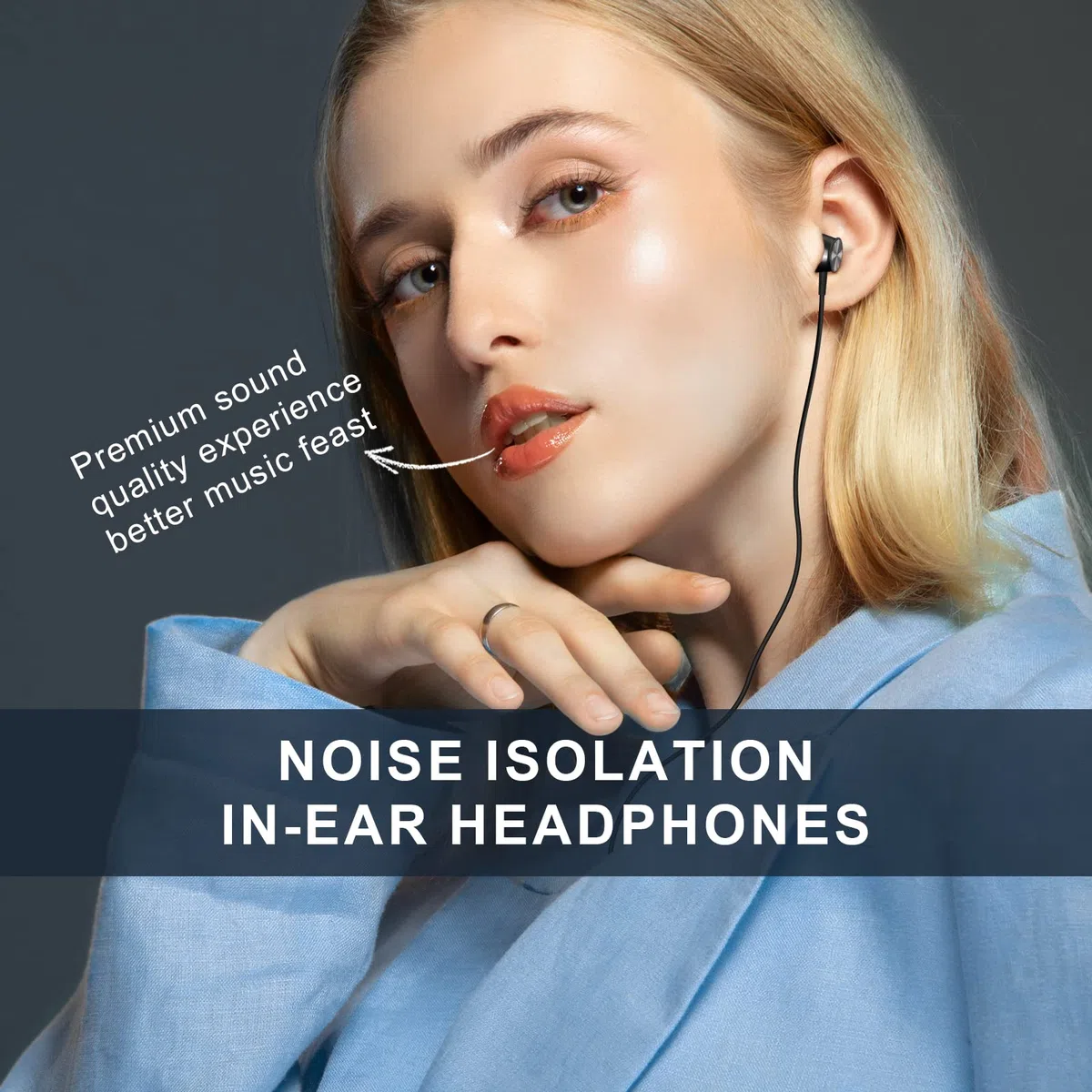 Cuffie Lightning per iPhone 13 14 12 Pro Max MFi Certified Lightning Auricolari con microfono Isolamento acustico Stereo Bass Cuffie in-Ear Connettore Lightning Auricolari cablati per iPhone 11 XR SE