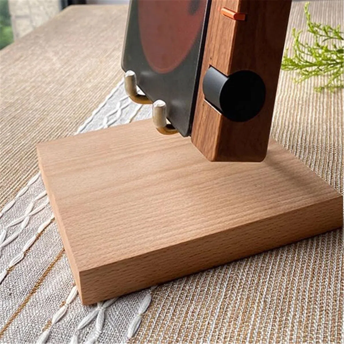 MRKU Porta Dischi, espositore per CD, Organizer per la casa, Porta vinili da Tavolo, scaffale in Legno per Album.