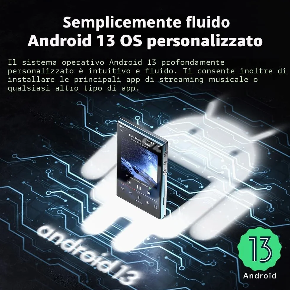 FiiO JM21 Lettore audio digitale portatile ad alta risoluzione (nero)