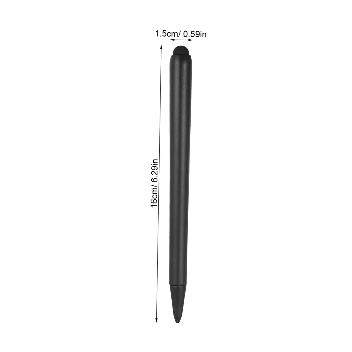 Penna Touch per Schermo Nero 2 Pezzi Design a Doppia Punta in Abs per Insegnamento e Riunioni Aziendali, Esperienza Confortevole e Uso Versatile