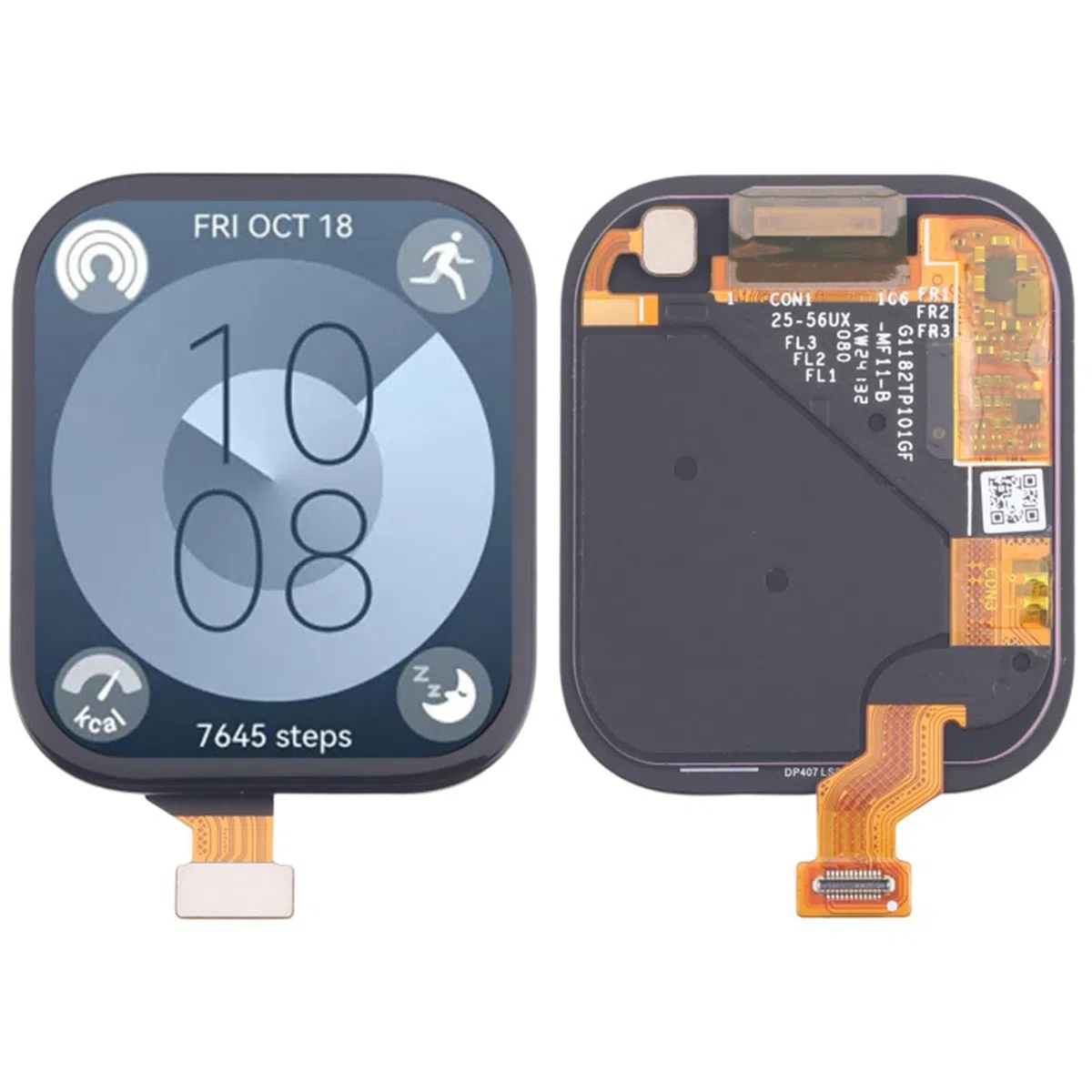 Antiurto 1.82 pollici LCD Vetro Schermo Digitizer Assemblaggio per Smartwatch Fit3 Modello SLO B09 SLO B19 Vetro Schermo Digitizer