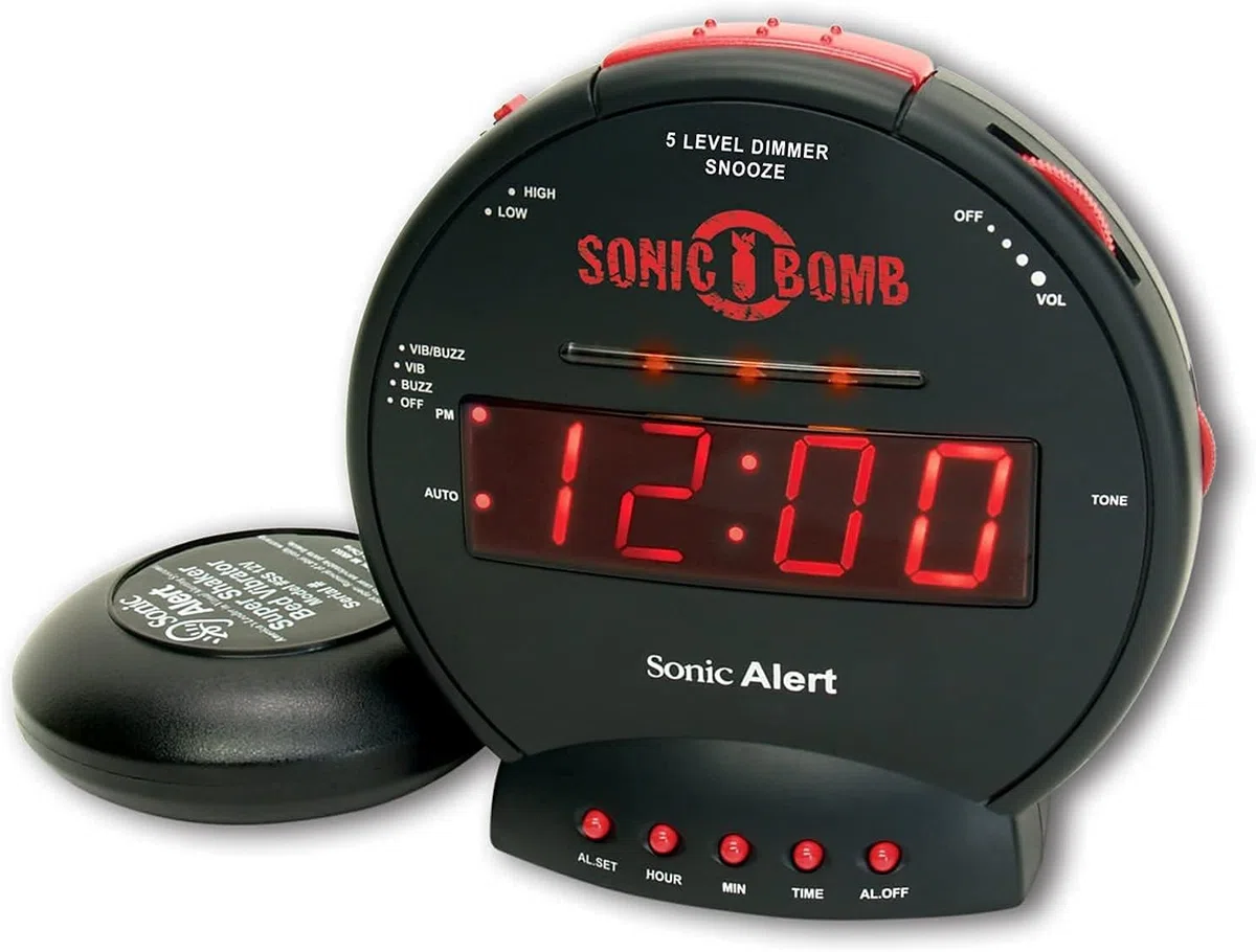 Geemarc, Sonic Bomb, Sveglia con vibrazione, max. 113 dB