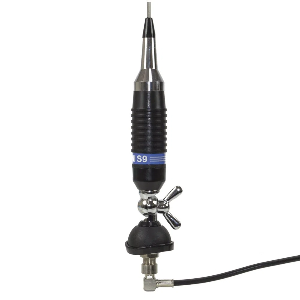Antenna CB PNI S9 con farfalla lunghezza 120 cm con cavo RG58 4m
