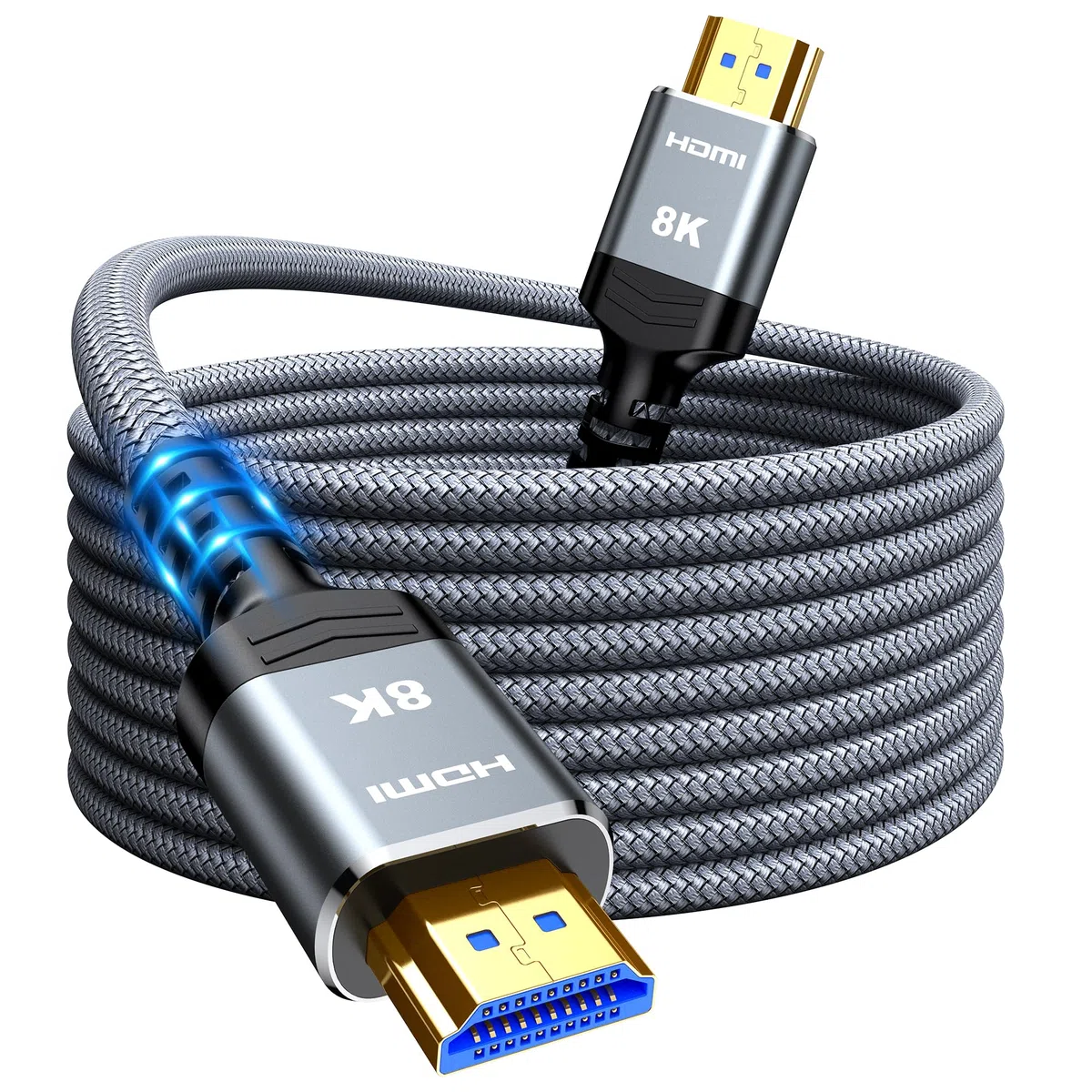 Snowkids 8K Cavo 2.1 HDMI 30M,Ultra High Speed 48Gbps,8K@60Hz 4K@120Hz | 8K Cavo HDMI 2.1, Ultra High Speed 48Gbps with no signal loss,delivers detailed images for movies and video games