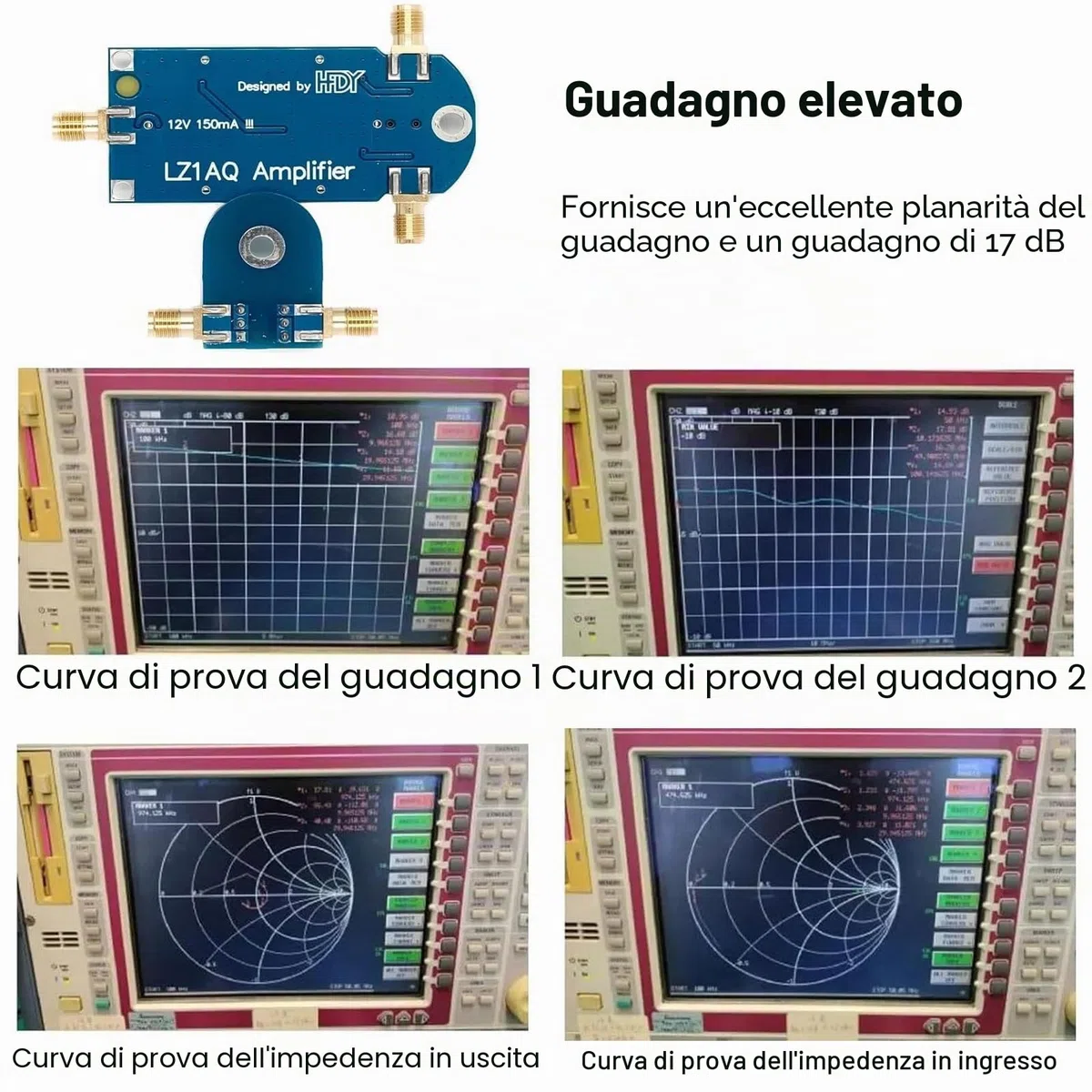 AURSINC Portable Active Loop Antenna - Antenna a onde corte 50 KHz-500 MHz HF AM FM VHF UHF Antenna di ricezione a loop magnetico per radio amatoriale (amplificatore migliorato)