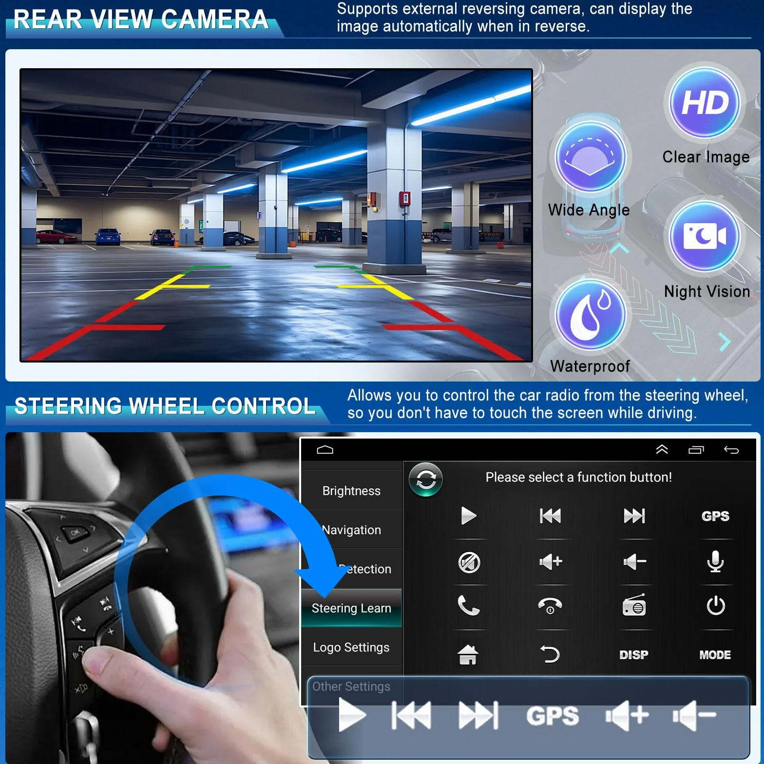 2+32G Android 13 Autoradio Stereo per Nissan Juke F15 2010-2011 con Carplay Android Auto, 7 pollici Touch Screen Radio Lettore Multimediale con navigazione GPS Mirror Link FM RDS SWC Schermo diviso