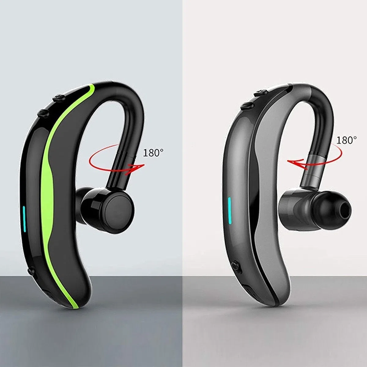 GeRRiT Auricolari Wireless Cuffie Bluetooth, for Palestra/Corsa/Allenamento, Auricolari Auricolari, Auricolari Wireless Auricolari Subwoofer Cancellazione del Rumore Leggero Resistente al Sudore