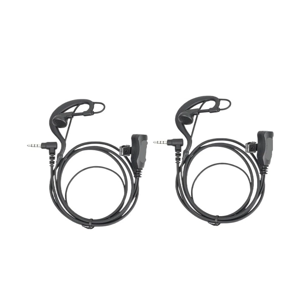EEY002 Auricolare for Gancio Auricolare da 3,5 mm for ago Singolo for Microfono PTT Adatto for RETEVIS RT22P RT622P RB619 RB19 B63S B3S(10 PCS)