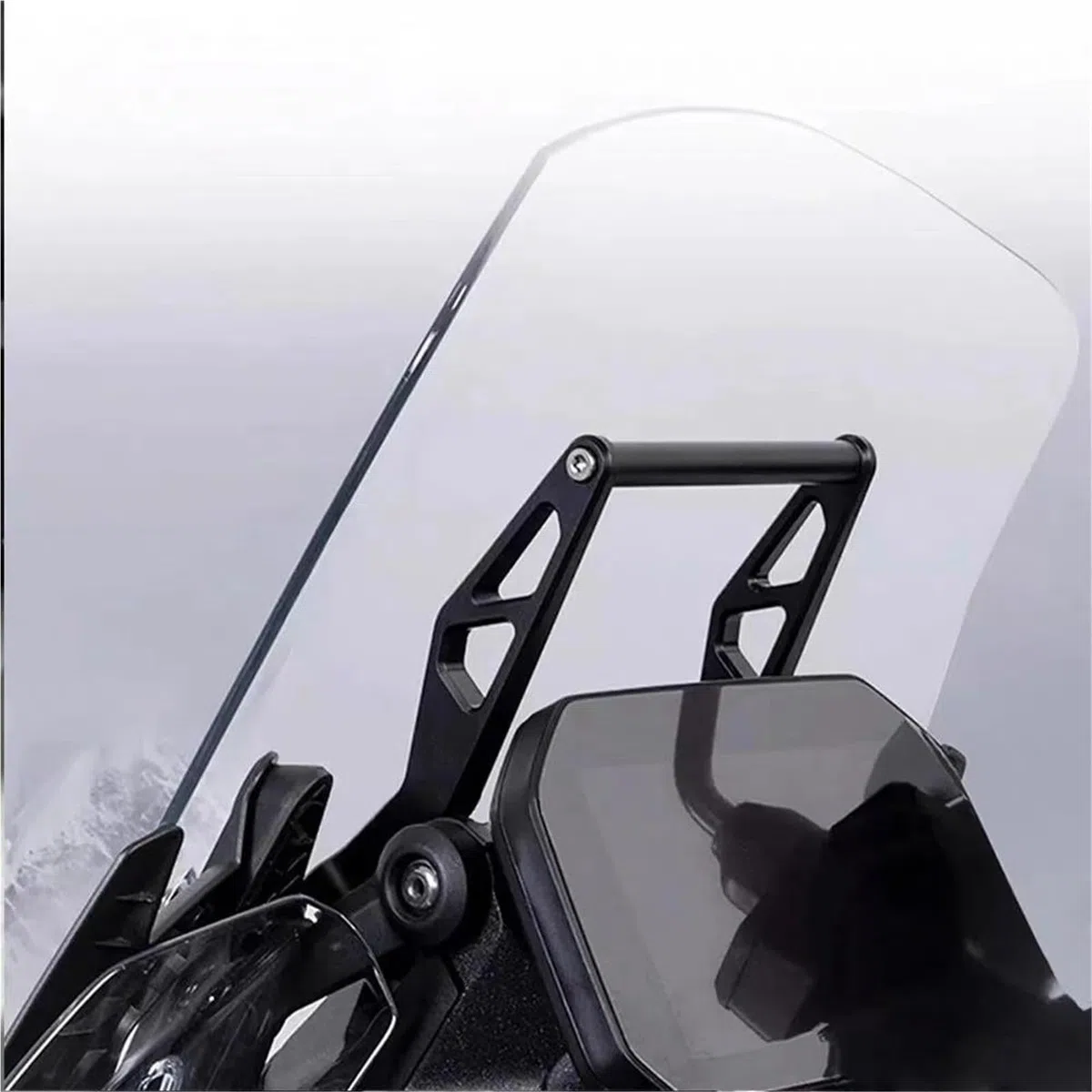 Kit Traversa Per Supporto Navigatore Moto Per BMW R1300GS R 1300 GS ADV 2023-2025 Per Satellitare E Smartphone Supporto dispositivo mobile fisso(Nero,22mm)