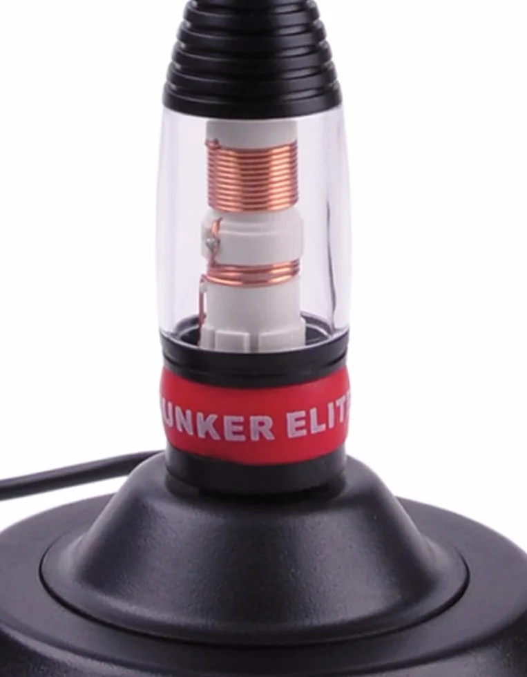 Sunker Elite, CB115 antenna CB radio con base magnetica, 4 dBi, 600 Watt, 148 cm