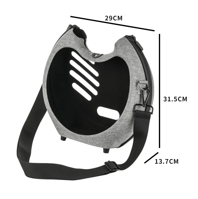 Custodia protettiva per altoparlante Harman Kardon OS6, guscio rigido in EVA con tracolla, copertura audio impermeabile con imbottitura interna, Grigio, Unisex