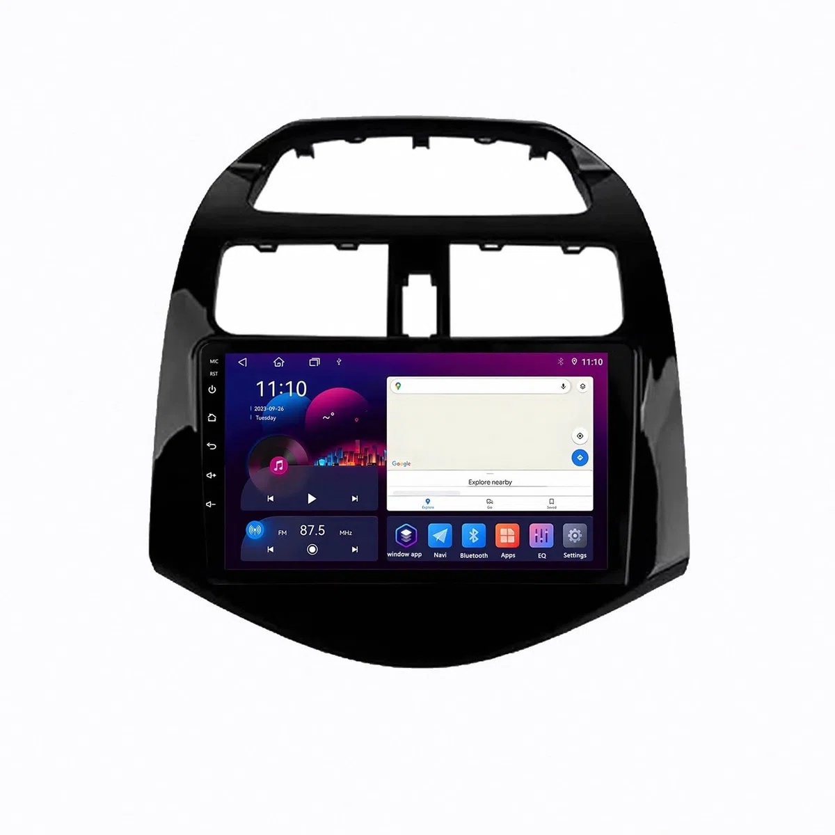 Autoradio Gps Navigation 2 Din per Chevrolet Classic Cruze 2009 Wireless Carplay Android Auto Stereo Auto Bluetooth Ips con Pantalla Táctil con Gps Navigatore/Swc/Mirror Link, 8 Nucleo 6G+128G