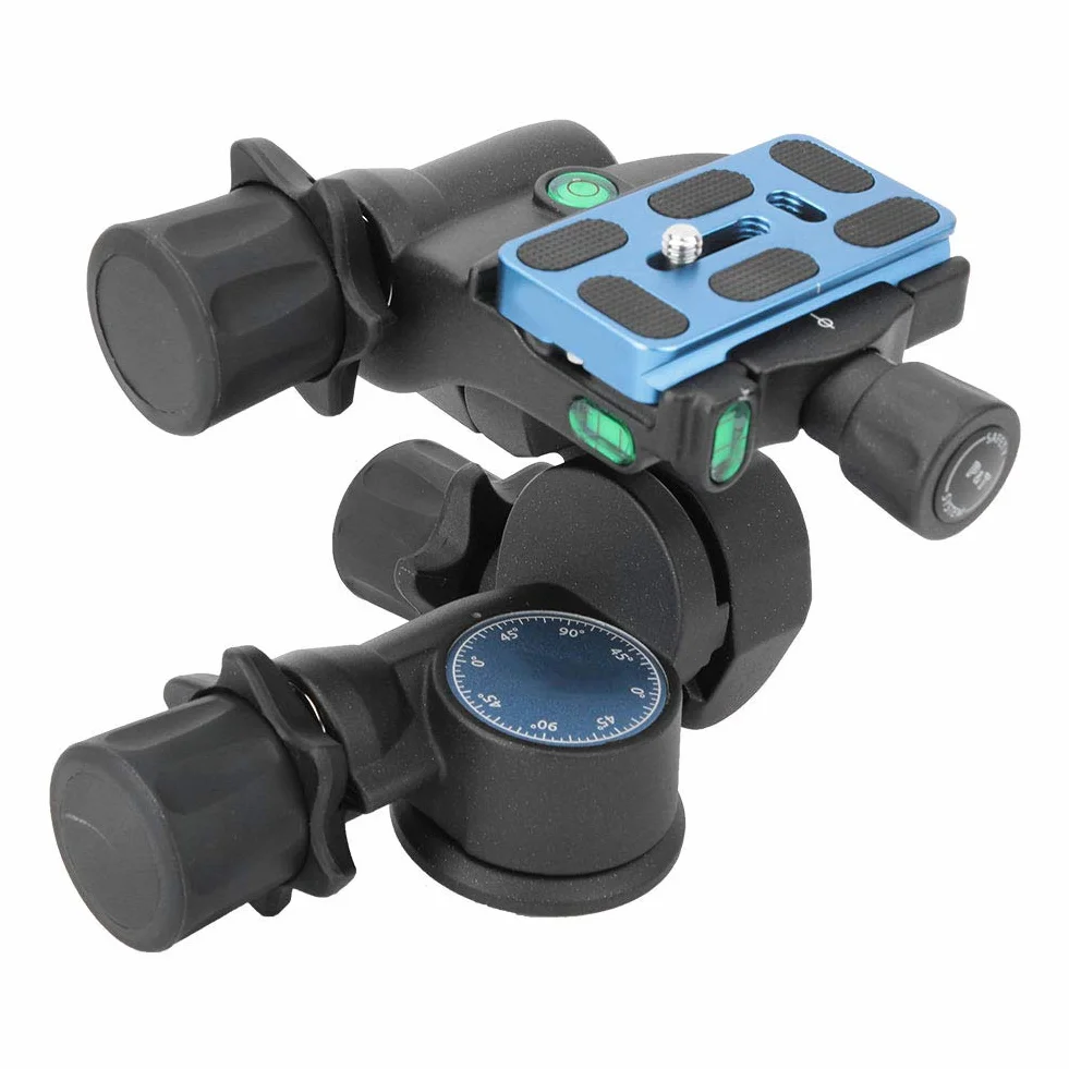 Testa a sfera resistente con quadrante di posizionamento preciso per fotocamera DSLR, ideale per fotografia professionale
