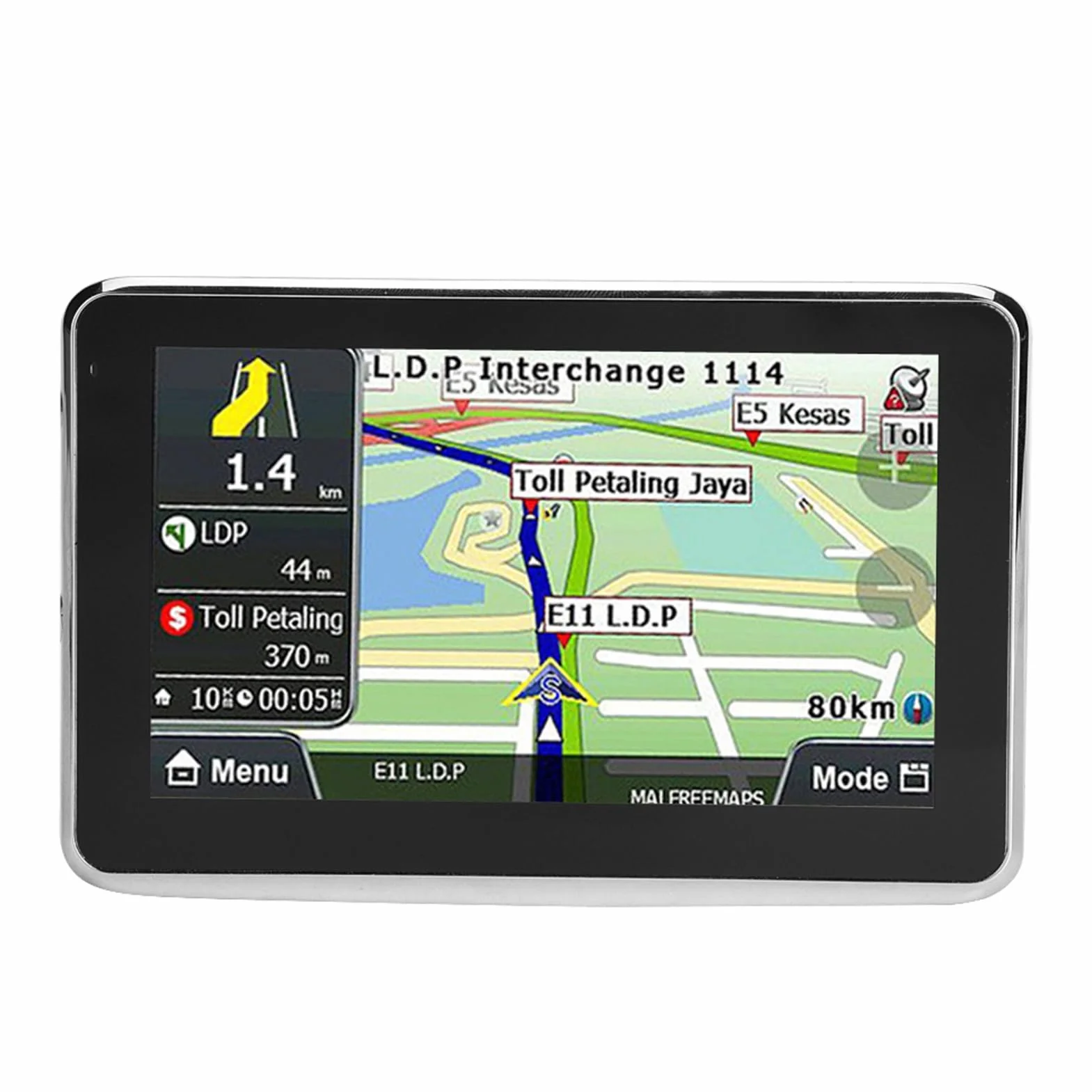 Navigazione GPS, Navigatore GPS Touch Screen Doppio Sistema di Navigazione DDR256M 8G MP3 FM Mappa Europa 508 Universale per Auto Camion Camper