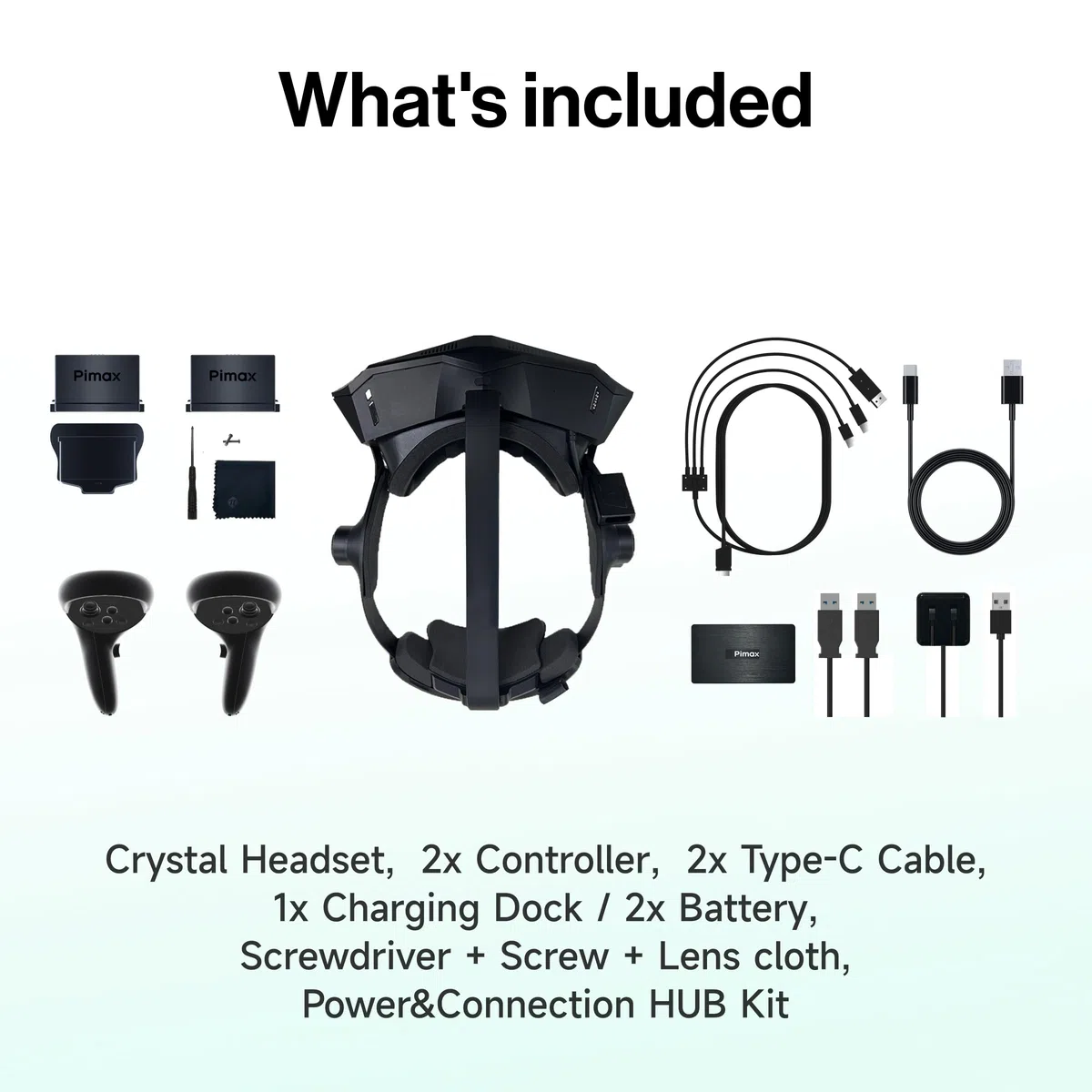 Pimax Crystal - Visore Realtà Virtuale da Gaming per PC