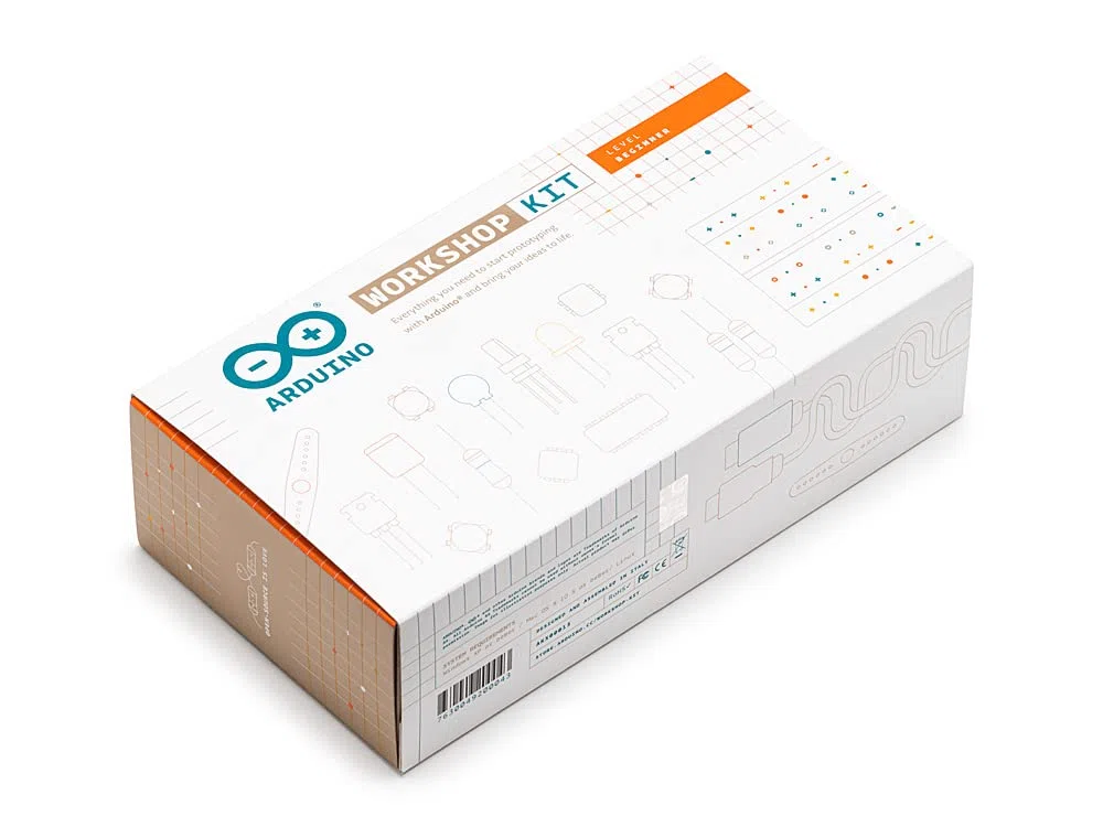Arduino Workshop Kit [AKX00013] - Kit completo per l'apprendimento dell'elettronica e della programmazione, ideale per principianti e appassionati