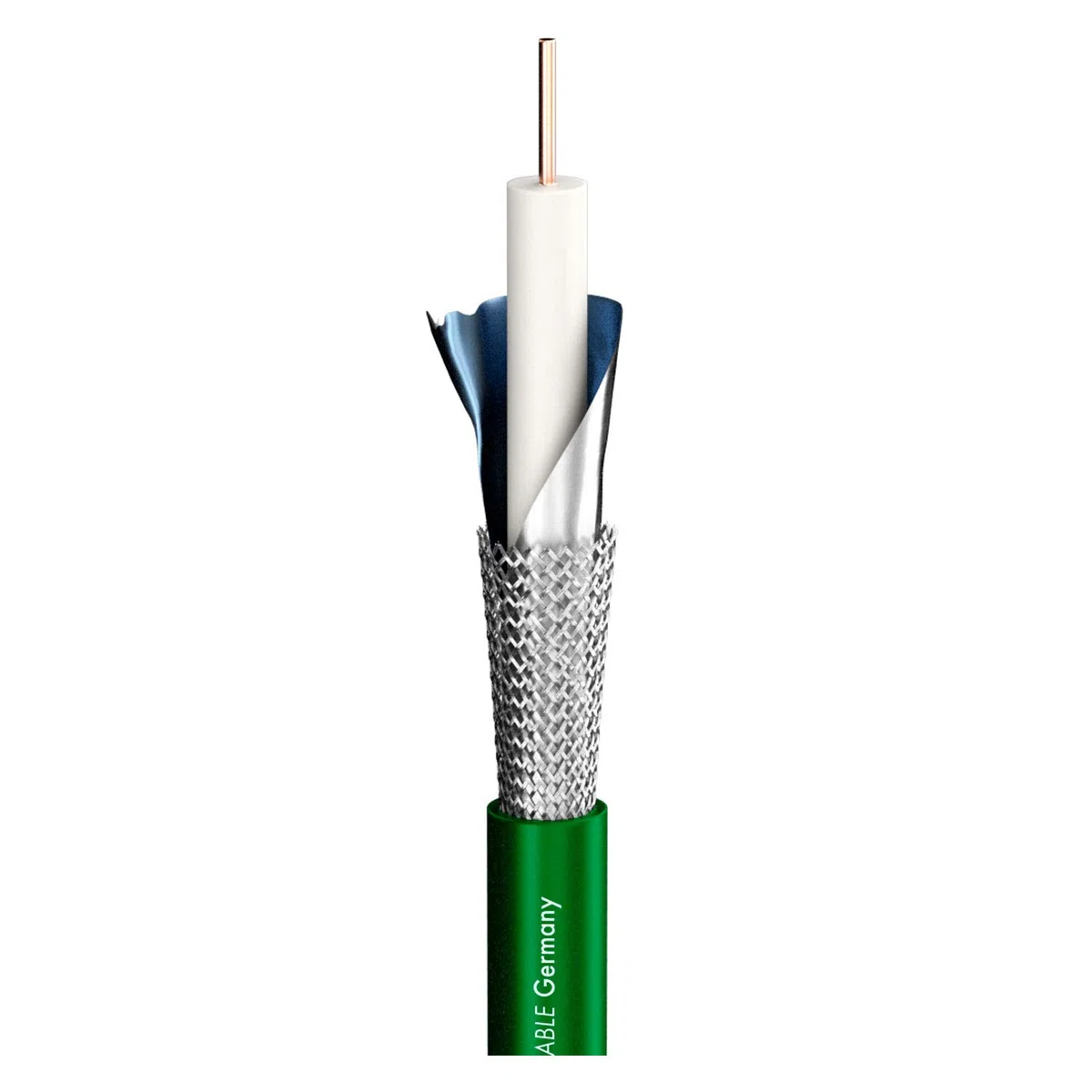 Sommer Cable - Cavo Patch video 6G-SDI/4K, SC-Vector 0,8/3,7, BNC/BNC NBNC75BLP9X NEUTRIK, verde
