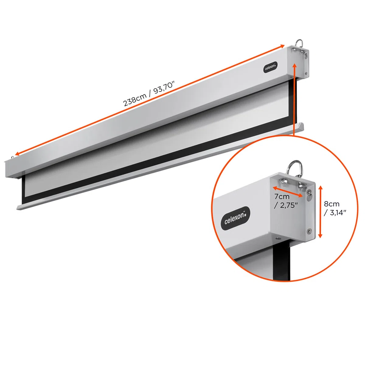 Celexon Leinwand Motor Professional Plus 220 x 137 cm