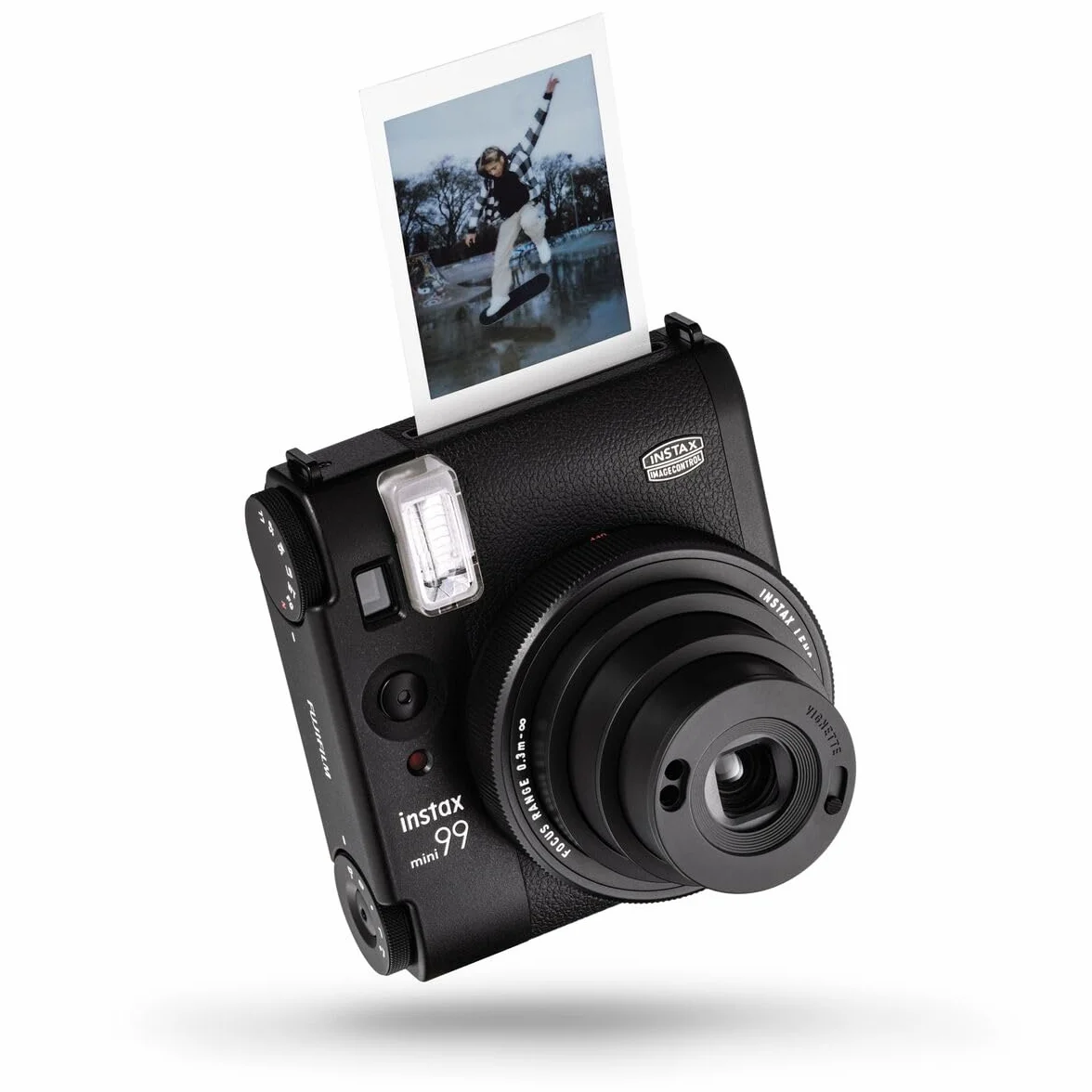 Fujifilm INSTAX mini 99, Fotocamera Istantanea Analogica Premium | Doppio Pulsante di Scatto, Controllo di Esposizione e Flash, Sei Effetti Colore, Design Classico, Stampa 86 mm x 54 mm